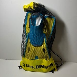 US Divers fins & snorkel size 1-4